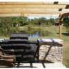 Summer Kitchen and Pond view